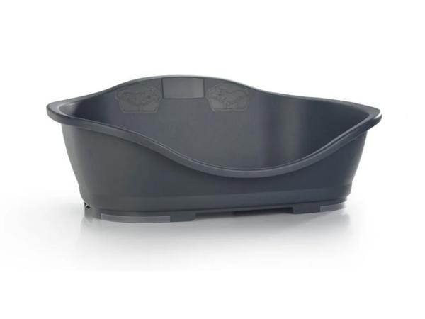 Hondenmand antraciet 35.5x88x62 cm inclusief kussen