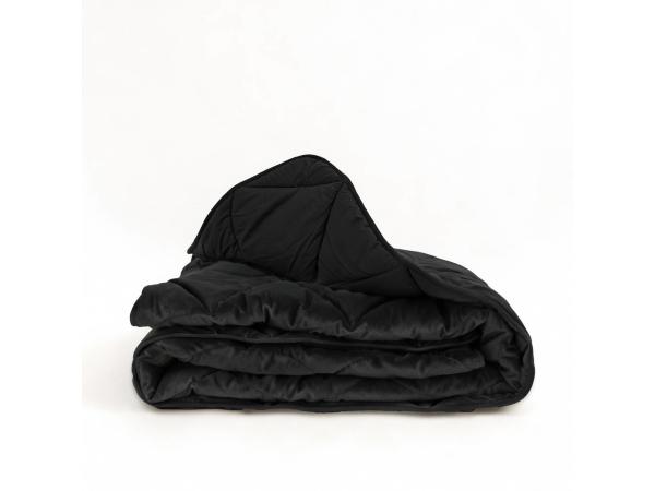 All-in One Lazy Velvet Dekbed Zwart 140x200