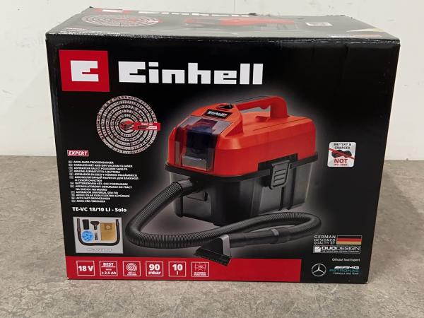 Einhell accu nat-/droogzuiger 18V body TE-VC 18/10 Li-Solo