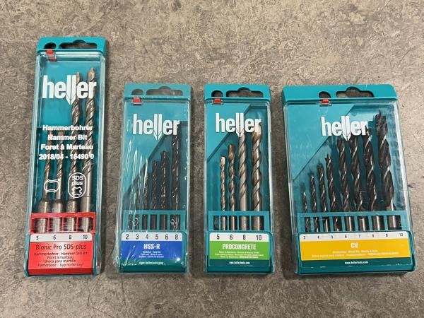 Heller boor set 4-delig
