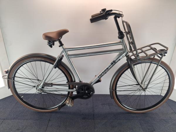 Cortina U4 Herenfiets – Zilver Metallic 3 versnelling