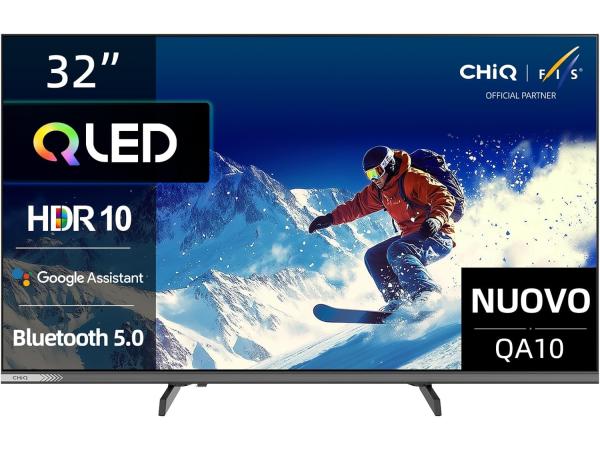CHiQ 32 inch QLED Smart TV - Full HD - Google TV - HDR10