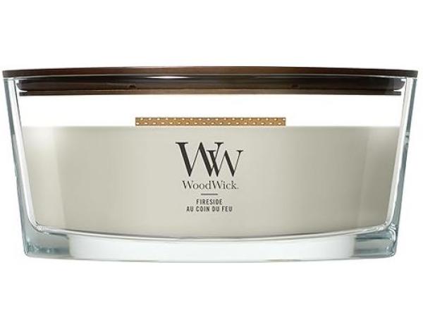 WoodWick Ellipse-geurkaars met knapperende lont
