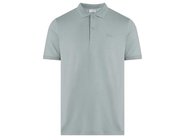 Calvin Klein Liquid Touch Slim Polo Slate Gray - XXL