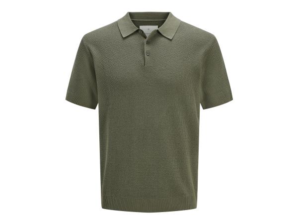 Jack &amp; Jones Cooper Knit Polo Tea Leaf - S