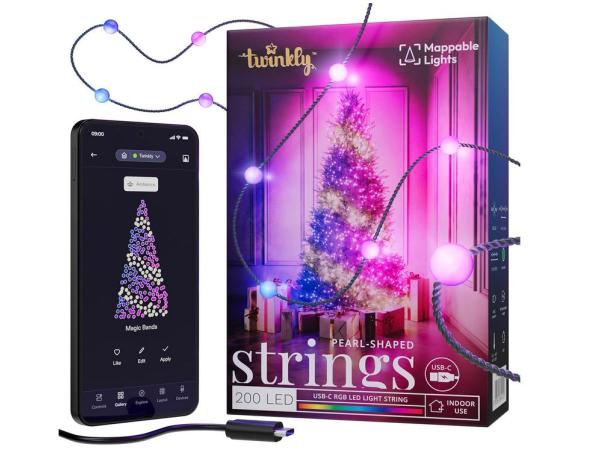 Twinkly Strings USB-C Pearls 200 LED
