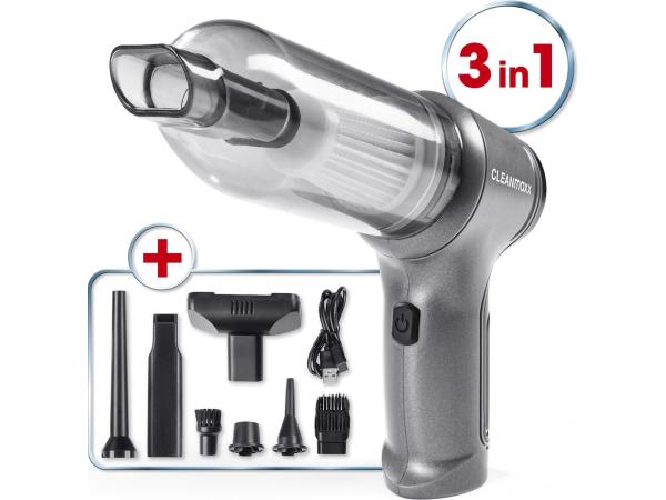 CLEANmaxx 3-in-1 snoerloze stofzuiger Zuig & Blaas functie