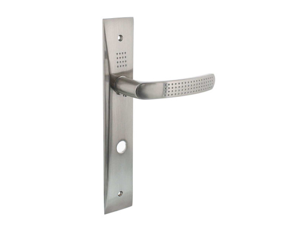 4x Intersteel deurkruk op langschild toilet/badkamer