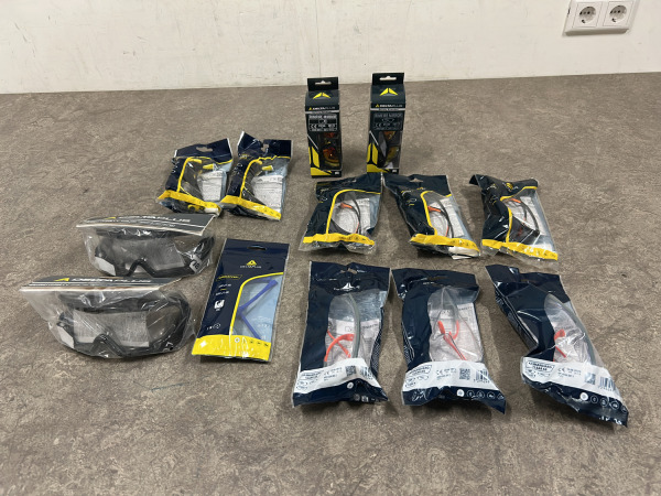 Delta Plus veiligheidsbril set 13-delig