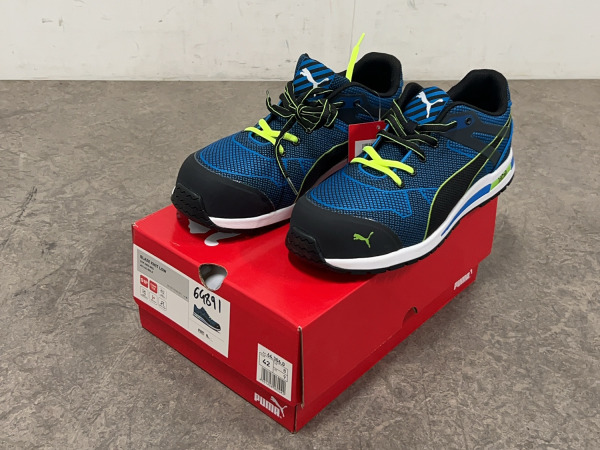 Puma veiligheidsschoen maat 42 S1P Blaze blauw/groen