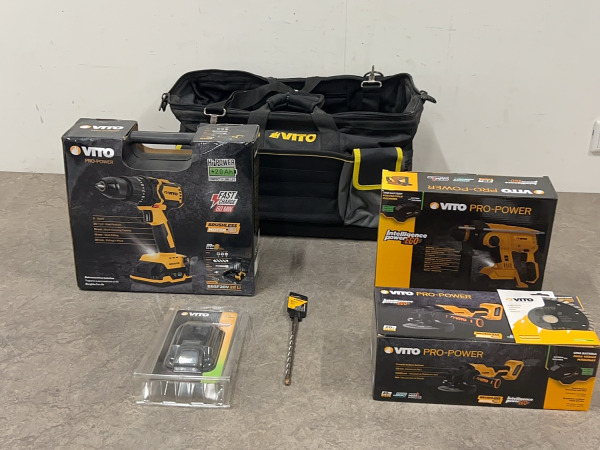 Vito gereedschapstas met inhoud Pro-Power