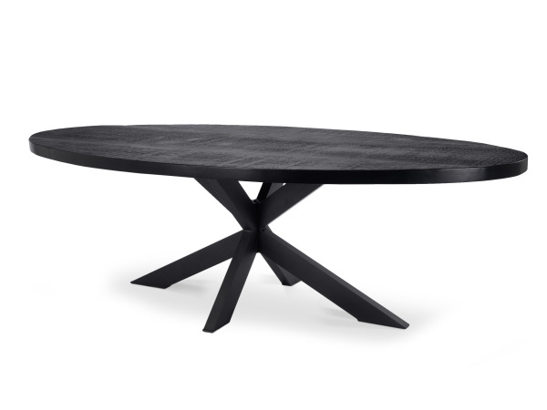 Eettafel Villa Ovaal 240 x 120 - Hout - Matrixpoot