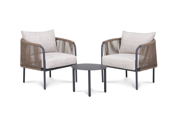 Outdoor Loungeset Polar - antraciet