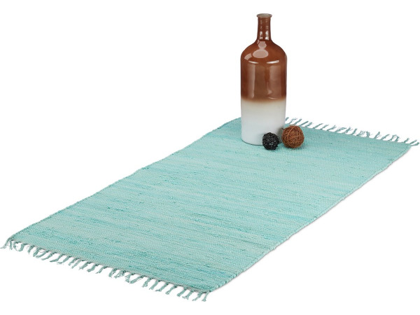Vloerkleed met franjes - 70 x 140 cm