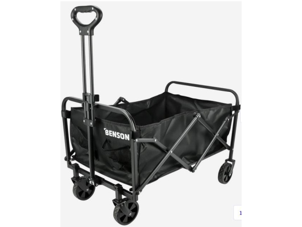Opvouwbare bolderkar 90kg 60l