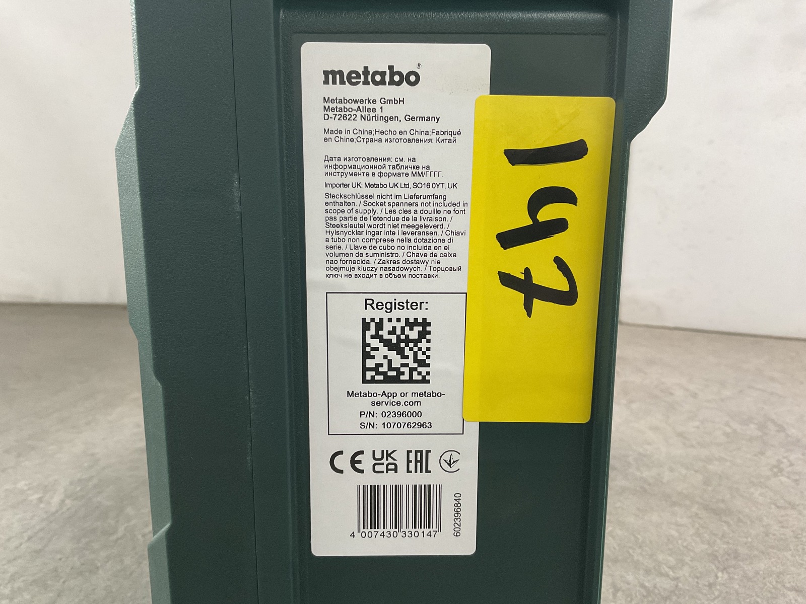 metabo-ssd-18-ltx-200-accu-slagschroevendraaier-body