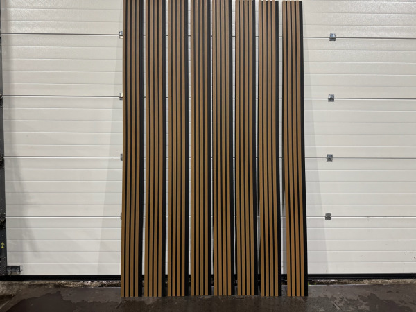 20x Composiet Gevelpaneel Teak 2900 x 173 mm 16 mm 