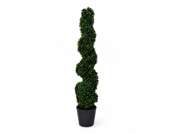 4x Spiraal Boxwood Kunstplant van 120 cm