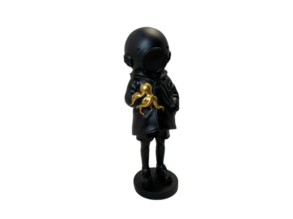 Banksy-Stijl | Intrigerend 'Deep Sea Diver' Kunstbeeld
