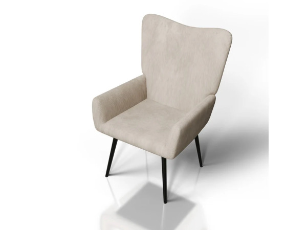 Oorfauteuil / Relaxfauteuil Odense - Beige - Corduroy Stof