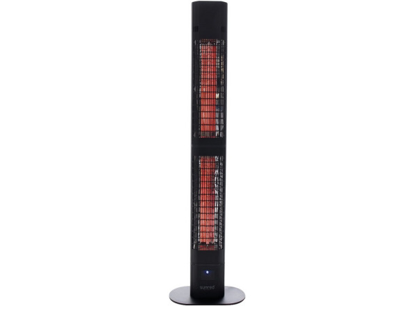 Sunred Valencia Dark - Zwart – Staand model 3000 Watt
