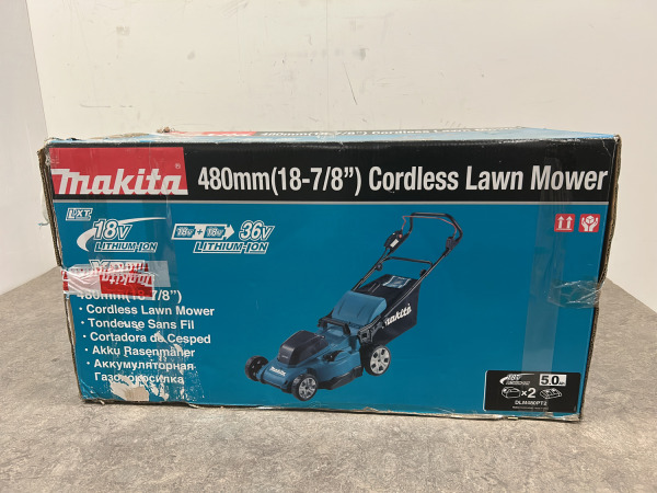 Makita accu grasmaaier 2x18V DLM480PT2