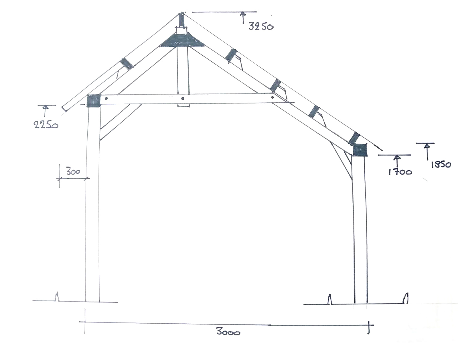 douglas-kapschuur-met-dakpanplaat-669x360x325-cm