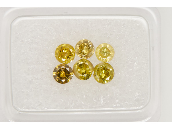 Behandelde diamant – Rond briljant – Fancy kleuren – I1–I3