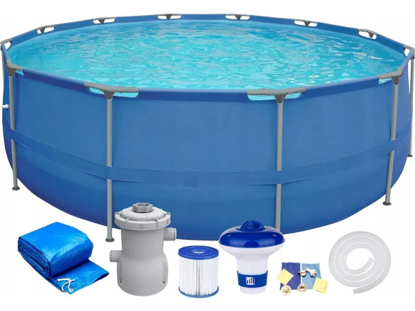 Walden Sports rond staalframe zwembad Ø300x76 cm set