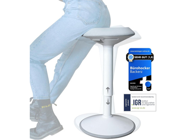Backerz Ergonomische Wiebel Stoel hoogte 40-60cm