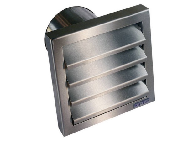 Wallair N31846 Afzuigkap met terugslagklep RVS 125mm