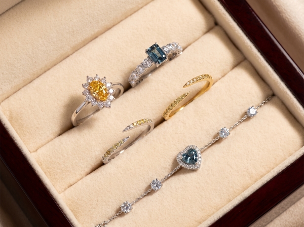 Juwelen met natuurlijke en lab-grown diamanten