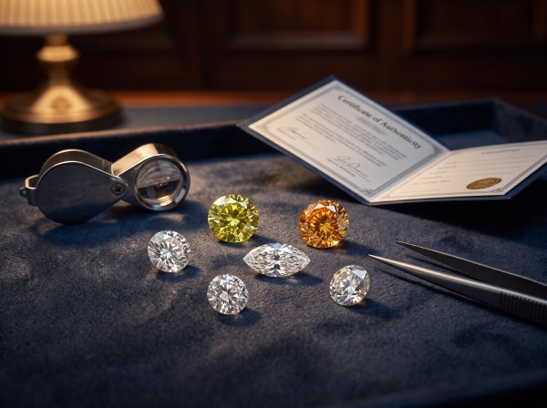 Natuurlijke en behandelde diamantpartijen