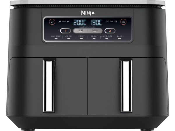Ninja Dubbele Airfryer XXL - 7.6 Liter - Dual Zone - AF300EU