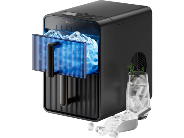 Dreame Aura ijsblokjesmachine - ijs in twee formaten