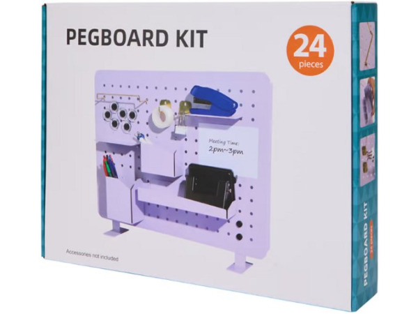 Pegboard Kit Ophangbord - Set 24-delig