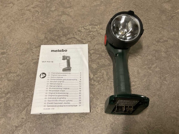 metabo-handlamp-ula-144-18