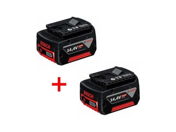 Bosch accu 14,4 V Li-Ion 4.0Ah duopack