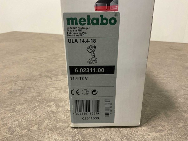metabo-handlamp-ula-144-18