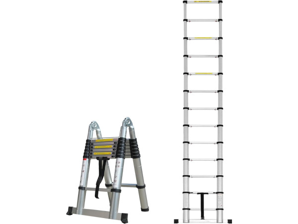 Herzberg HG5560-Aluminium Telescoop Ladder 5.60 m