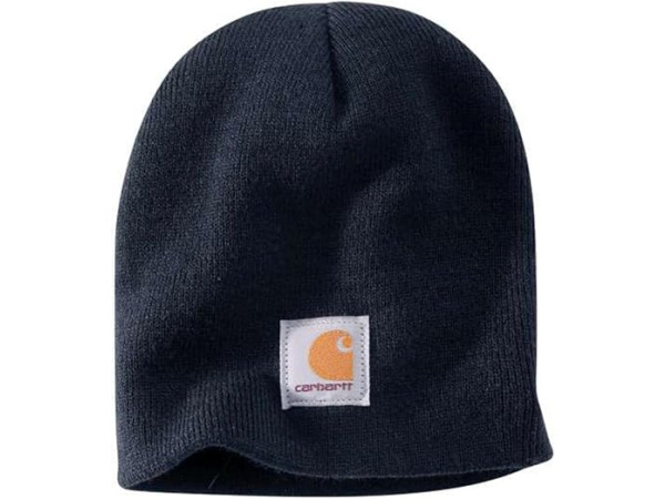 Carhartt heren gebreide muts navy Een Maat