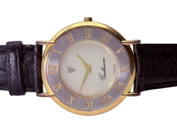 Guillaume | Elegant Vintage Dresswatch met Romeinse Bezel