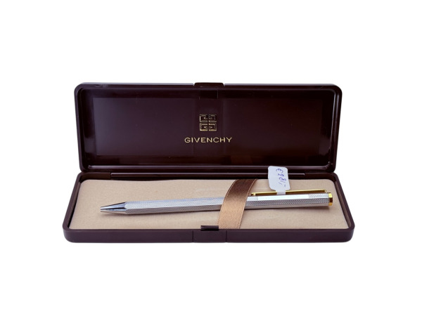 Givenchy | Luxueuze Vintage Balpen met Guilloché Patroon