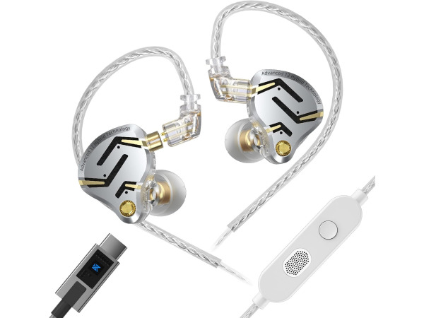 Yinyoo KZ ZS12 Pro 2 Bedrade oordopjes - USB C 1DD - HIFI