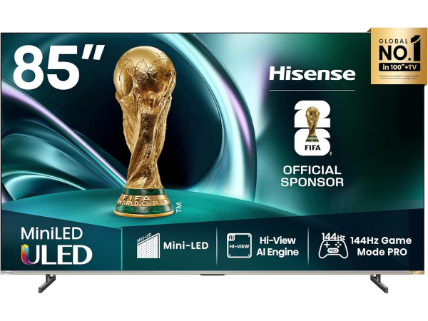 Hisense 85U7Q TV 85 inch - 4K mini led ULED 144 Hz (Schade)