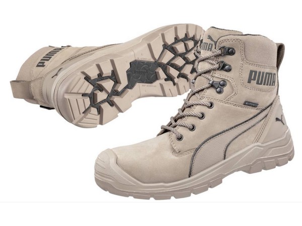 Puma Conquest Stone Hoog S3 - Beige MT48