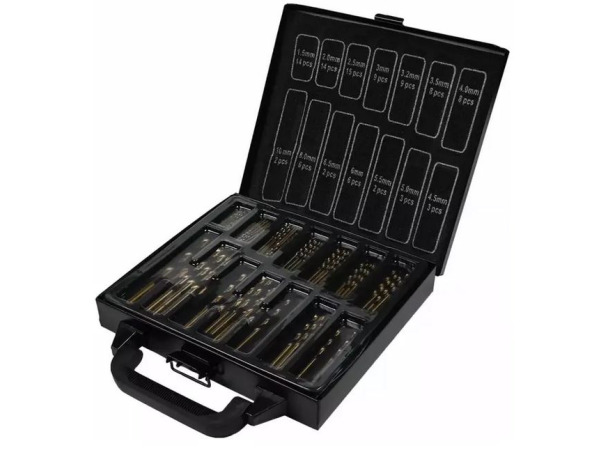 Uitgebreide HSS borenset - cobalt coating - 101-delig