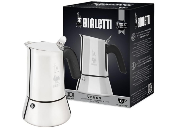 Bialetti - Nieuwe Venus Inductie, Stovetop Koffiezetapparaat