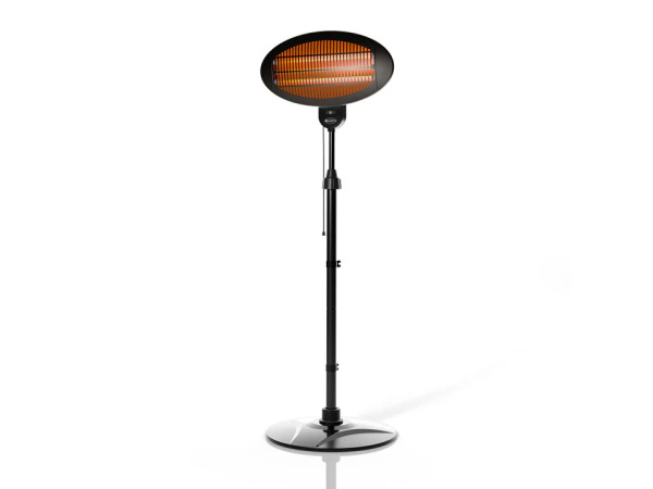 Infraroodstraler / Staande Heater - 2000W - Zwart