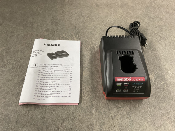 Metabo AC 30 Plus acculader